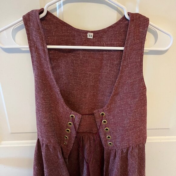 Ren Fest Dress - Renfaire - Renaissance Festival Dirndl - Girl/Teen Size: 12/14 - Picture 13 of 16